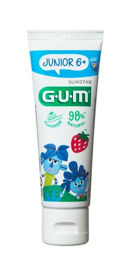 GUM Junior zubní gel pro školáky Jungle Buddies (6-12 let), 50 ml