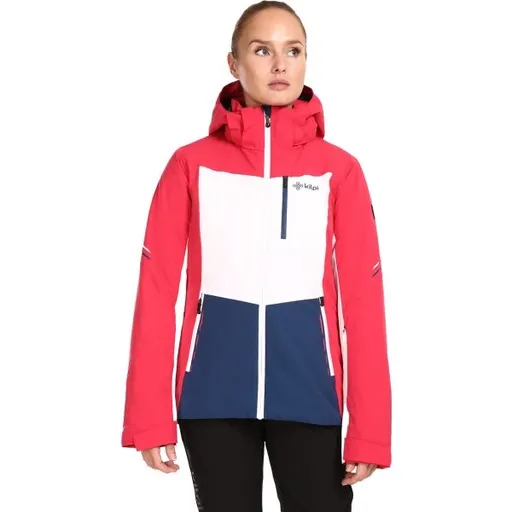 KILPI VALERA Dámská lyžařská bunda, růžová, velikost