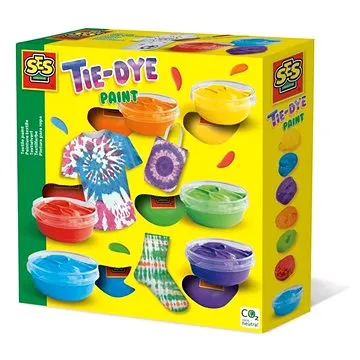 SES Barvy na textil - batikování, 6 barev (8710341003685)