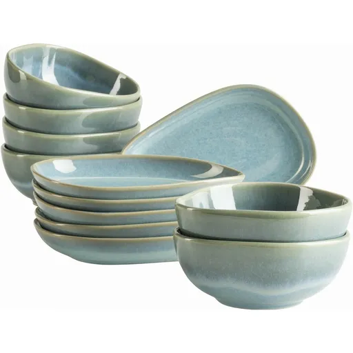 Mäser 12dílná servírovací sada Cordelia Atacama Green