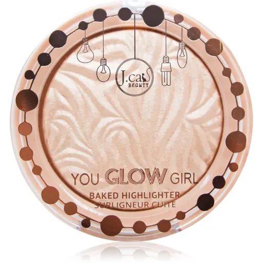 J.Cat Beauty You Glow Girl zapečený rozjasňovač odstín 111 Seaside Frost 8.5 g