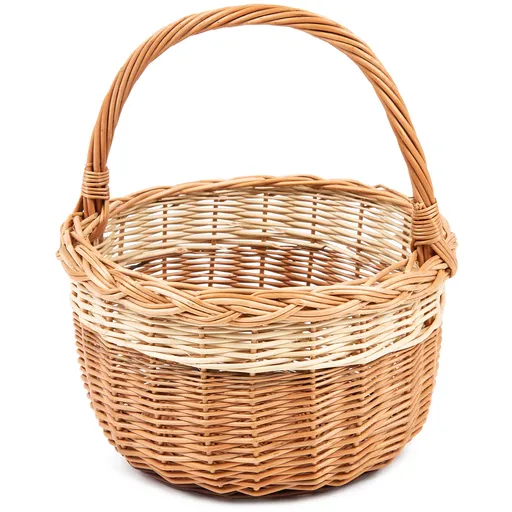Nákupní proutěný košík Bolero, pr. 27 cm