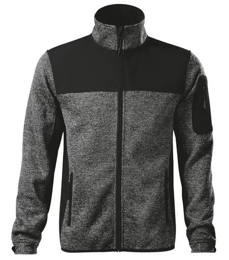 MALFINI Pánská softshellová bunda Casual - Šedá | 3XL