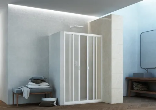 FORTE MAESTRO CENTRALE BARVA rámu Bílá, Rozměr A 150 cm, Rozměr C 185 cm, Směr zavírání Univerzální Levé / Pravé, Výplň Polystyrol 2,2 mm (acrilico) BSMAC15P