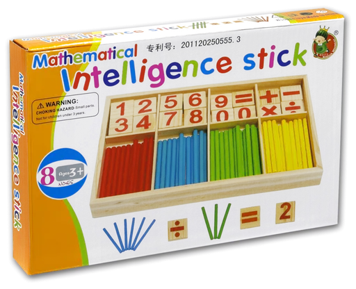 Dřevěná sada na počítání