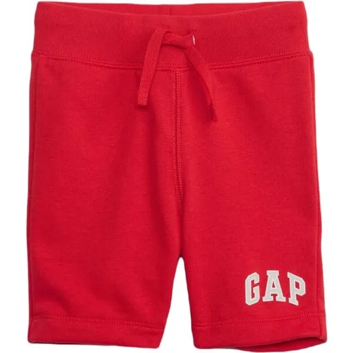 GAP LOGO SLIDE Chlapecké šortky, červená, velikost 4Y