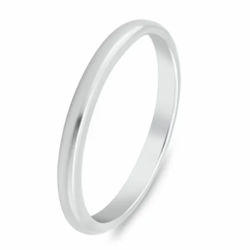 Brilio Silver Minimalistický stříbrný snubní prsten RI149W 52 mm