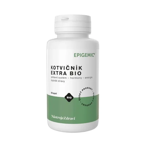 Kotvičník Extra BIO – 60 kapslí – Epigemic®