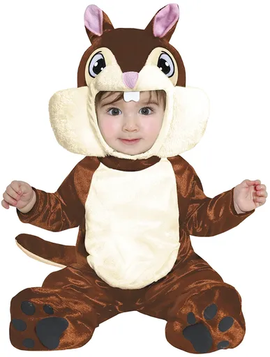 Guirca Dětský kostým pro nejmenší - Veverka Velikost nejmenší: 18 - 24 měsíců