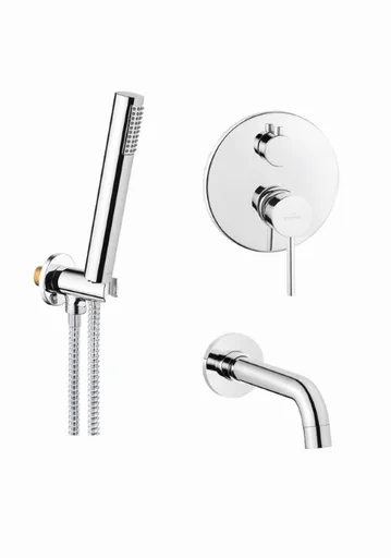 INVENA Vanová baterie, podomítková, 2-F, DAFNI BS-88-W01-A