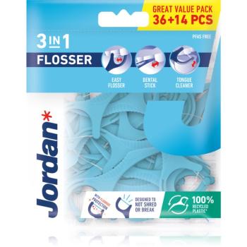 Jordan Flosser 3in1 dentální nit 50 ks