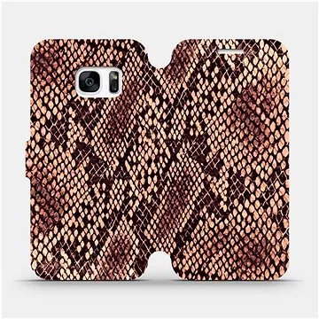 Flipové pouzdro na mobil Samsung Galaxy S7 - VA32P Hadí vzor (5903516092086)
