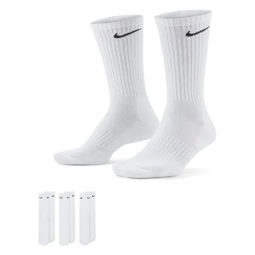 Nike Everyday Cushioned Training Crew Socks (3 Pairs) L