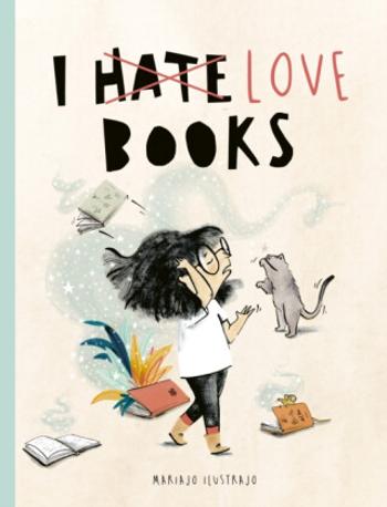 I Love Books - Ilustrajo Mariajo