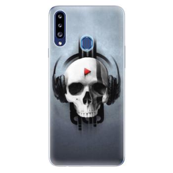 Odolné silikonové pouzdro iSaprio - Skeleton M - Samsung Galaxy A20s