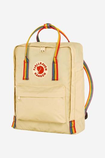 Batoh Fjallraven Rainbow Kanken béžová barva, velký, s potiskem, F23620.115.907-907