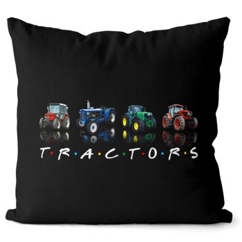 Polštář Tractors (Velikost: 40 x 40 cm)