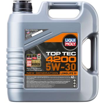 LIQUI MOLY Top Tec 4200 5W-30 LongLife III 4L motorolaj