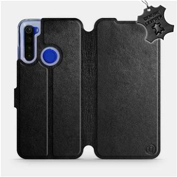 Flip pouzdro na mobil Xiaomi Redmi Note 8T - Černé - kožené - Black Leather (5903516116584)