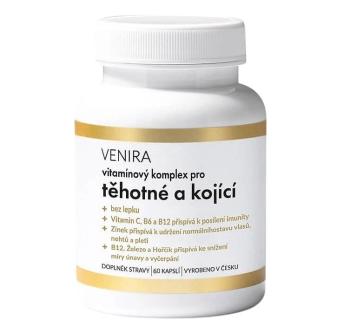 Venira Vitamínový komplex pro těhotné a kojící ženy 60 kapslí