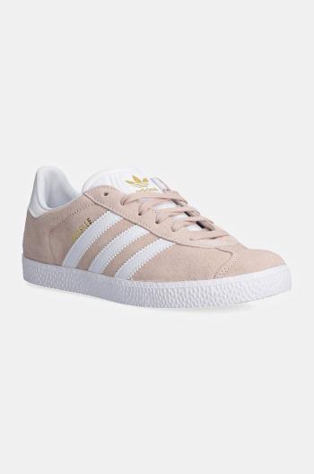 Sneakers boty adidas Originals GAZELLE růžová barva