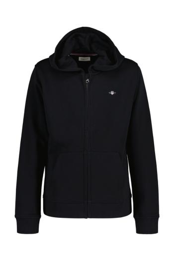 MIKINA GANT SHIELD FULL ZIP HOODIE BLACK