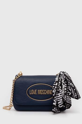 Kabelka Love Moschino tmavomodrá barva, JC4032PP1LLE100A