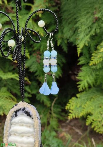 Sky blue fülbevaló