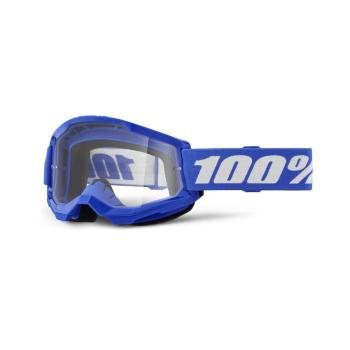 Motokrosové brýle 100% Strata 2 New  Blue, čiré plexi