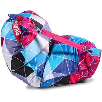 BeanBag Designový sedací vak 189×140 Triangle 2 s popruhy (BB189×140-triangle-2)