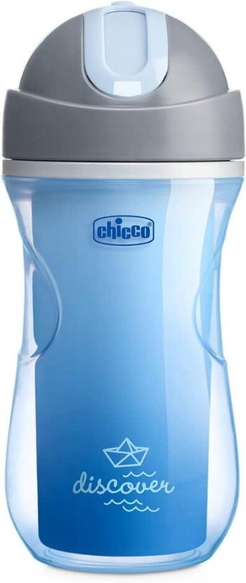 Chicco hrníček Sport termo s brčkem 266 ml modrý