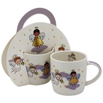 Home Elements Porcelánový hrnek 300 ml, Andělíčci (8595556482940)