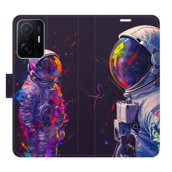 Flipové pouzdro iSaprio - Neon Astronaut 02 - Xiaomi 11T / 11T Pro