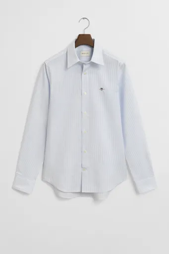 KOŠILE GANT SLIM STRETCH POPLIN STRIPED SHIRT LIGHT BLUE