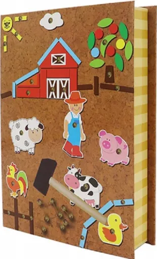 Dřevěná skládačka - Vesnická farma