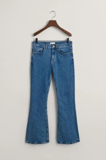 DŽÍNY GANT BOOTCUT JEANS MID BLUE