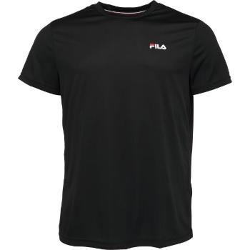 Fila T-SHIRT LOGO SMALL Pánské triko, černá, velikost