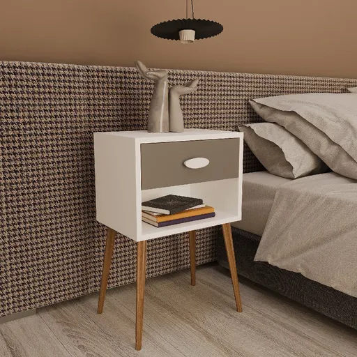 VCM Odkládací stolek „Singol XL“, antracit