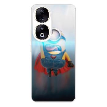 Odolné silikonové pouzdro iSaprio - Mimons Superman 02 - Honor 90 5G