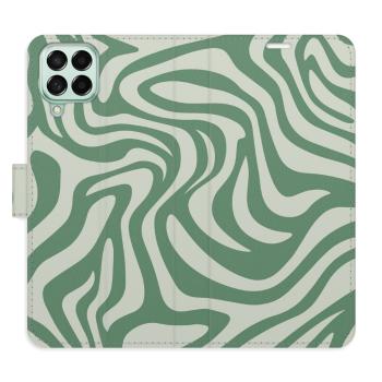 Flipové pouzdro iSaprio - Zebra Green 02 - Samsung Galaxy M53 5G