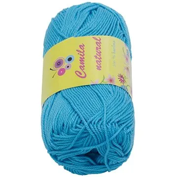 Camilla natural 50g - 124 tyrkysová (6820)