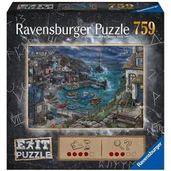 Ravensburger Puzzle 173655 Exit Puzzle: Maják U Přístavu 759 Dílků  (4005556173655)