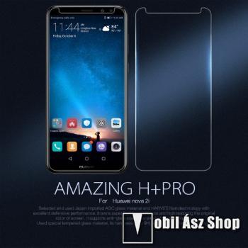 NILLKIN előlap védő karcálló edzett üveg, Amazing H+ PRO, 0,2mm, 9H, A képernyő sík részét védi - HUAWEI Mate 10 Lite / HUAWEI nova 2i / HUAWEI Honor 9i / HUAWEI Maimang 6 - GYÁRI