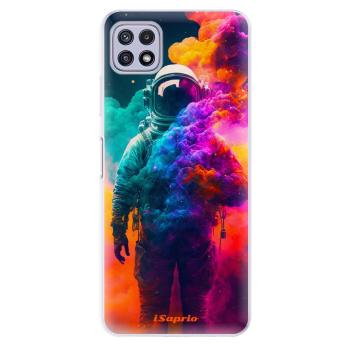 Odolné silikonové pouzdro iSaprio - Astronaut in Colors - Samsung Galaxy A22 5G