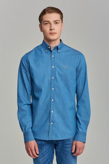 KOŠILE GANT SLIM INDIGO BD SEMI LIGHT BLUE