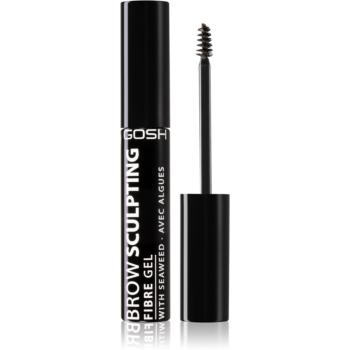 Gosh Brow Sculpting Fibre Gel gel na obočí s kartáčkem odstín 002 Chestnut 8 ml