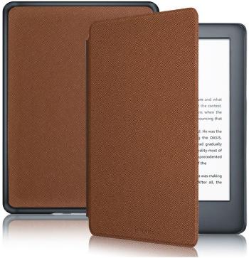 E-book olvasó tok B-SAFE Lock 1284 tok Amazon Kindle 2019 készülékhez, barna