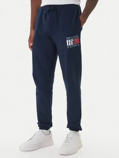 Tommy Jeans pánské modré tepláky DM0DM22094C1G XL