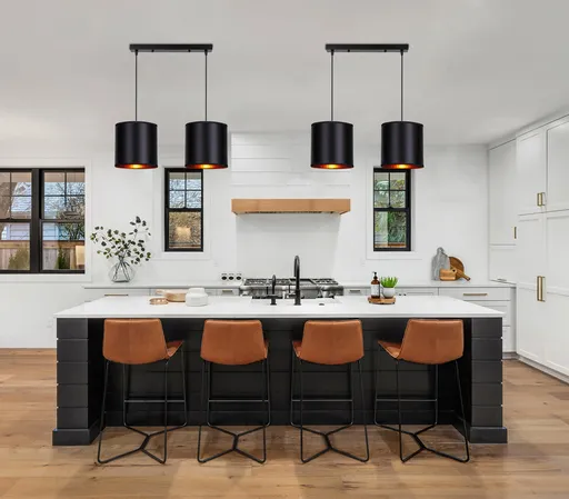 Závěsná lampa černá 2xE27 Candida