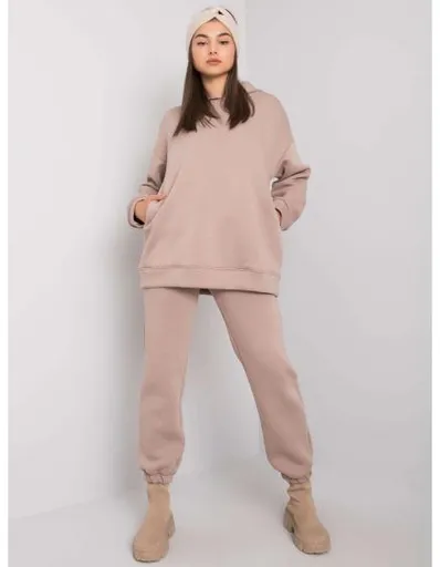 Dámská souprava DILLONA tmavě béžová